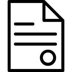 
Report Vector Line Icon
