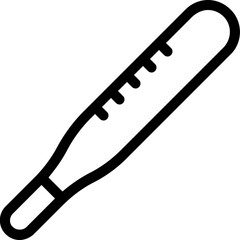 
Thermometer Vector Line Icon
