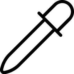 
Dropper Vector Line Icon
