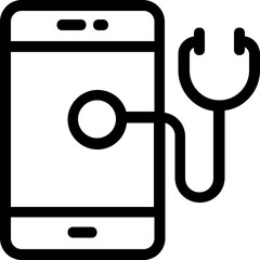 
Health App Vector Line Icon
