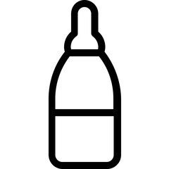 
Baby Bottle Vector Line Icon
