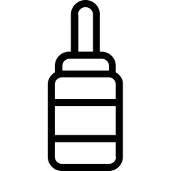 Obraz premium Baby Bottle Vector Line Icon 