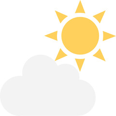 
Morning View Flat Vector Icon 
