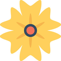
Flower Flat Vector Icon 
