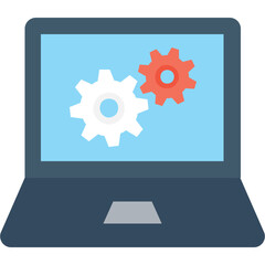 
Monitor Flat Vector Icon
