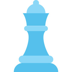 
Chess King Flat Vector Icon
