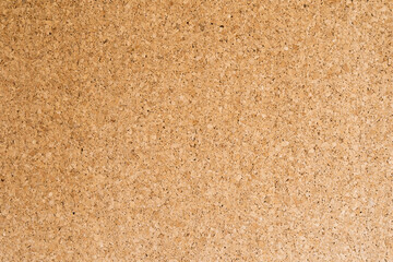 Fototapeta na wymiar Cork board brown natural fine smooth pattern texture background blank empty panel
