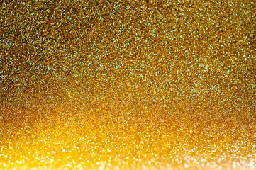 Festive Golden Christmas or new year background.