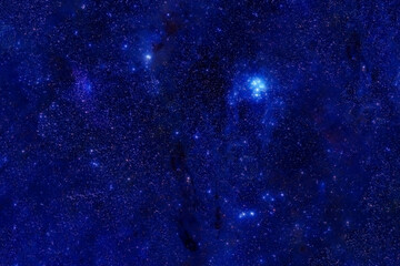 Blue galaxy in deep space. Elements of this image furnished by NASA