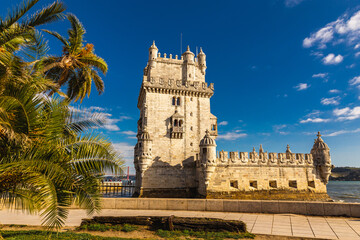 Fototapeta na wymiar tower of belem Torre de Belém capital of Portugal Lisbon Lisboa
