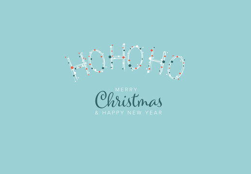 Merry Christmas Card Layout