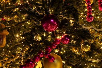 New Year and Christmas background