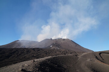 etna, volcano, Sicily, mountain