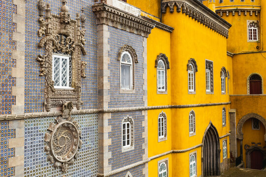 Parque e Pal&aacute;cio Nacional da Pena in Sintra Portugal