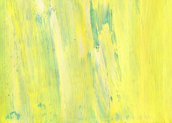 Yellow paint raster background. yellow brash strokes texture