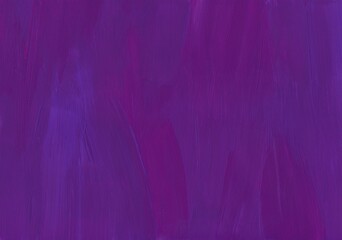 Violet purple paint raster background. Hand Drawn brash strokes texture.