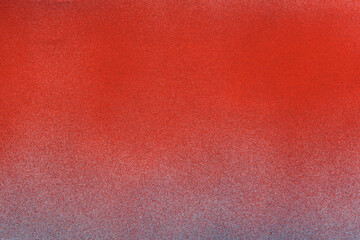 spray paint red on paper background
