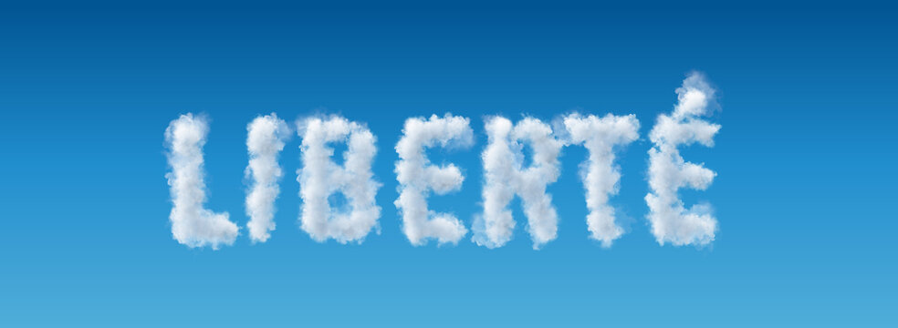 libert&eacute; nuages banni&egrave;re