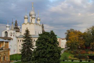 Fototapeta na wymiar Ancient Kremlin in Rostov the Great (Russia)