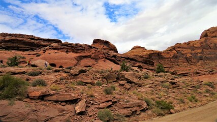Canyonland National Park red sandstone rocks