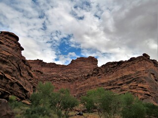 Fototapeta na wymiar Canyonland National Park red sandstone rocks