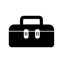 Tool box. linear icon. Line with Editable stroke