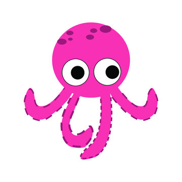 Smiling octopus icon