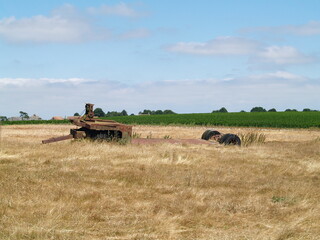 Fototapeta premium Abandoned Farm Machinery 