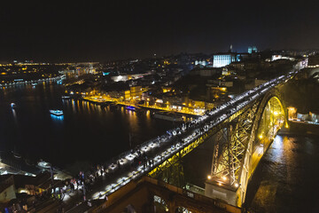 Porto, Portugal, Dom Luis I bridge, Ponte Luis I over Douru river
