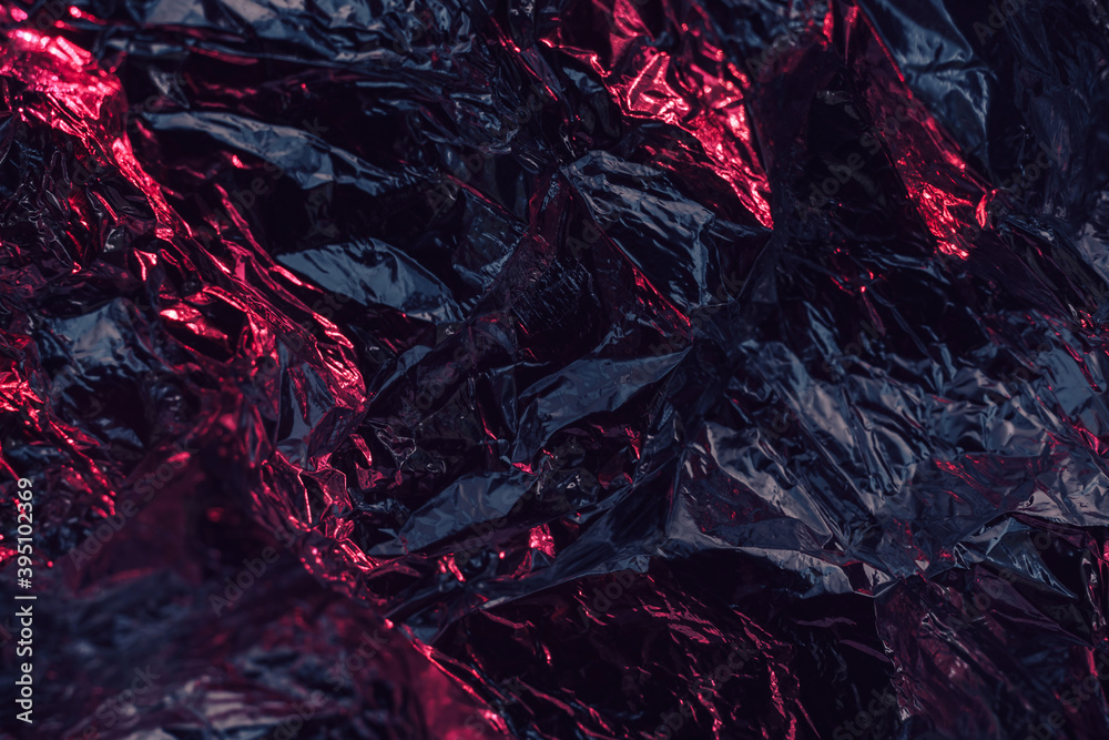 Poster Beautiful abstract foil with color light, background pattern for design.