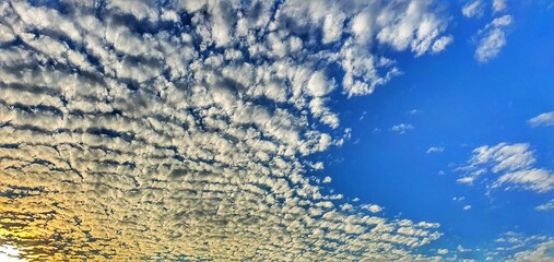 Fototapeta premium clouds against the blue sky