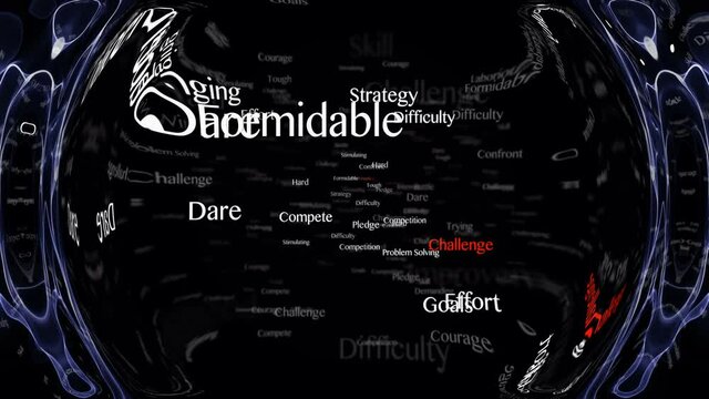 CHALLENGE Keywords Animation, Background, Loop, 4k
