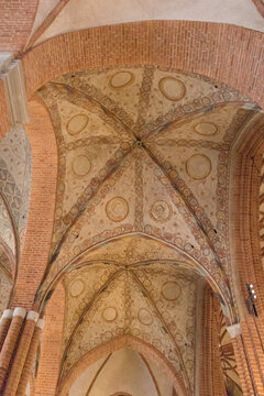 Ceiling of Saint Nicholas Church or Storkyrkan, Stockholm, Sweden.