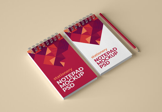 Notepad Branding Mockup for Stationery and Office Branding