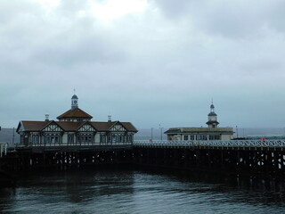 DUNOON PIER IN A CLOUDY DAY