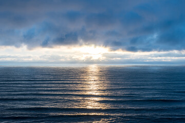 coucher du soleil chili océan