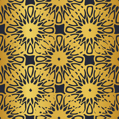 Vector Moroccan and abstract shape seamless pattern. Suitable for wallpaper, gift wrap, packaging, book cover, fabric and other design projects.