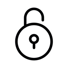 Open lock icon