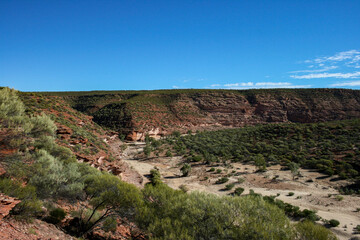 Hiking at Kalbarri National Park, Natures Window, Western Australia