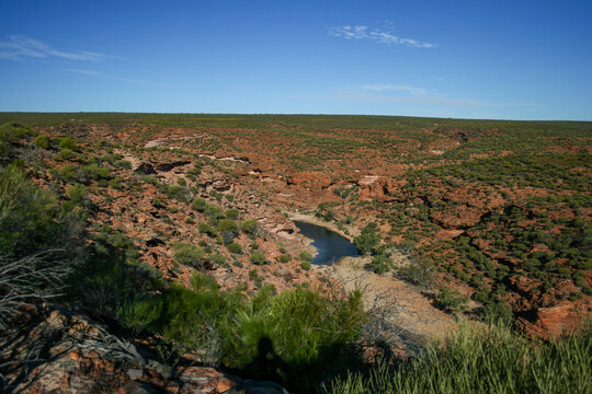 Hiking at Kalbarri National Park, Natures Window, Western Australia