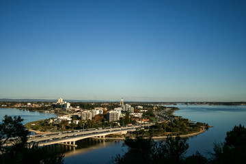 Perth from the Botanic Gardens, Kings Park, Western Australia