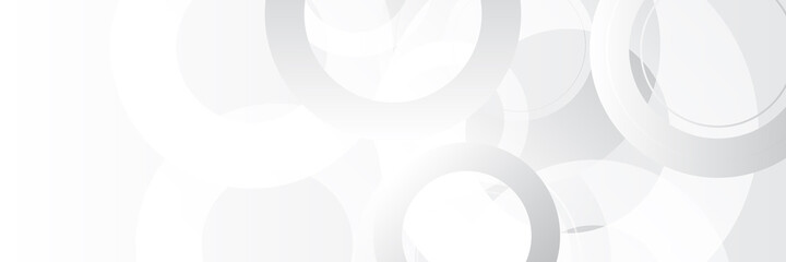 Abstract white and grey on light silver circle background modern design. Vector illustration design for corporate business presentation, banner, cover, web, flyer, card, poster, game, texture, slide