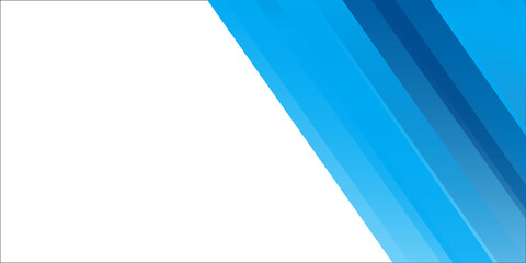 Blue white abstract shiny background with stripes and light blue gradient color.
