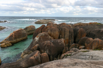 Fototapeta na wymiar Elephant Rocks, William Bay National Park, Western Australia