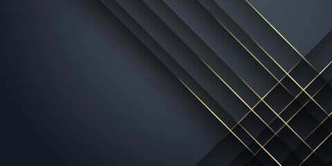 Black gold abstract background. Vector illustration design for corporate business presentation, banner, cover, web, flyer, card, poster, game, texture, slide, magazine, and powerpoint. 