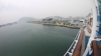 Kagoshima cruise terminal for international travelers
