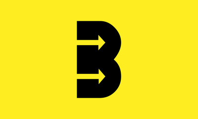 Fototapeta premium B Arrow Logo Design for Business