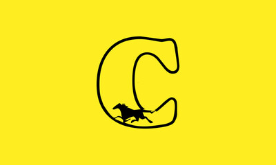 C Horse Logo Design 