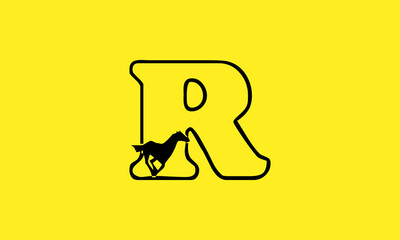 R Horse Logo Design 
