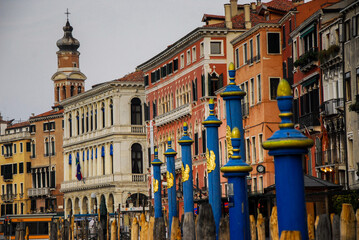 Venice water poles